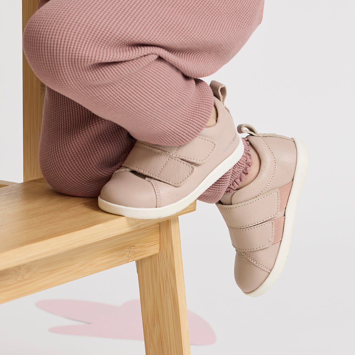 Pretty Brave First Walker Brooklyn Sneaker (Blush 23)