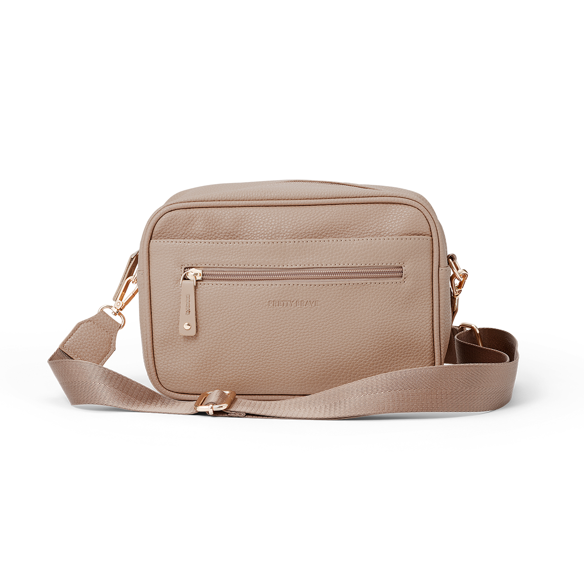 Pretty Brave Harper Cross Body Bag (Natural Pebble)