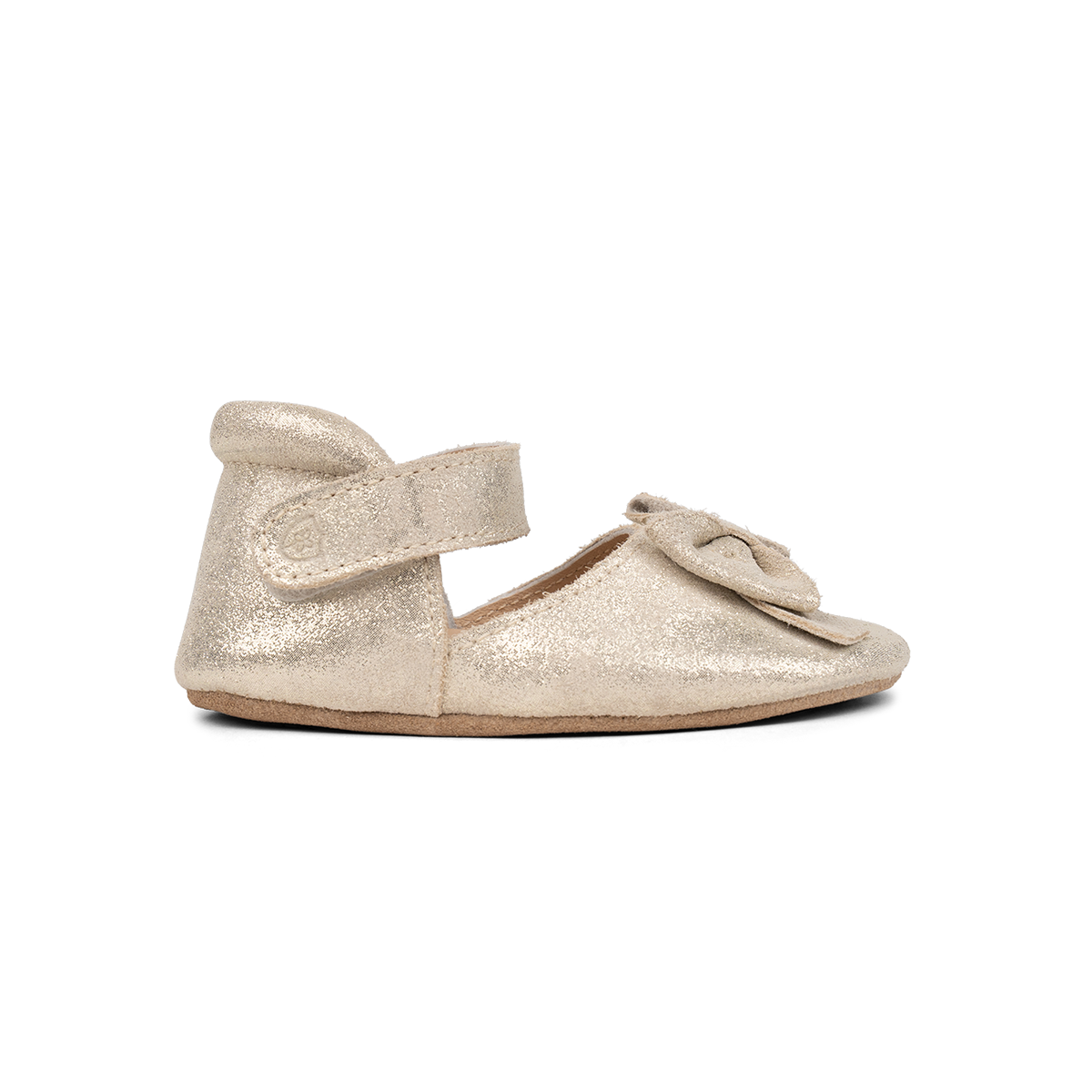 Pretty Brave Bella Baby Shoes (Gold Shimmer)