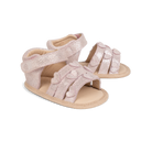 Pretty Brave Hearts Baby Sandals (Pink Shimmer)
