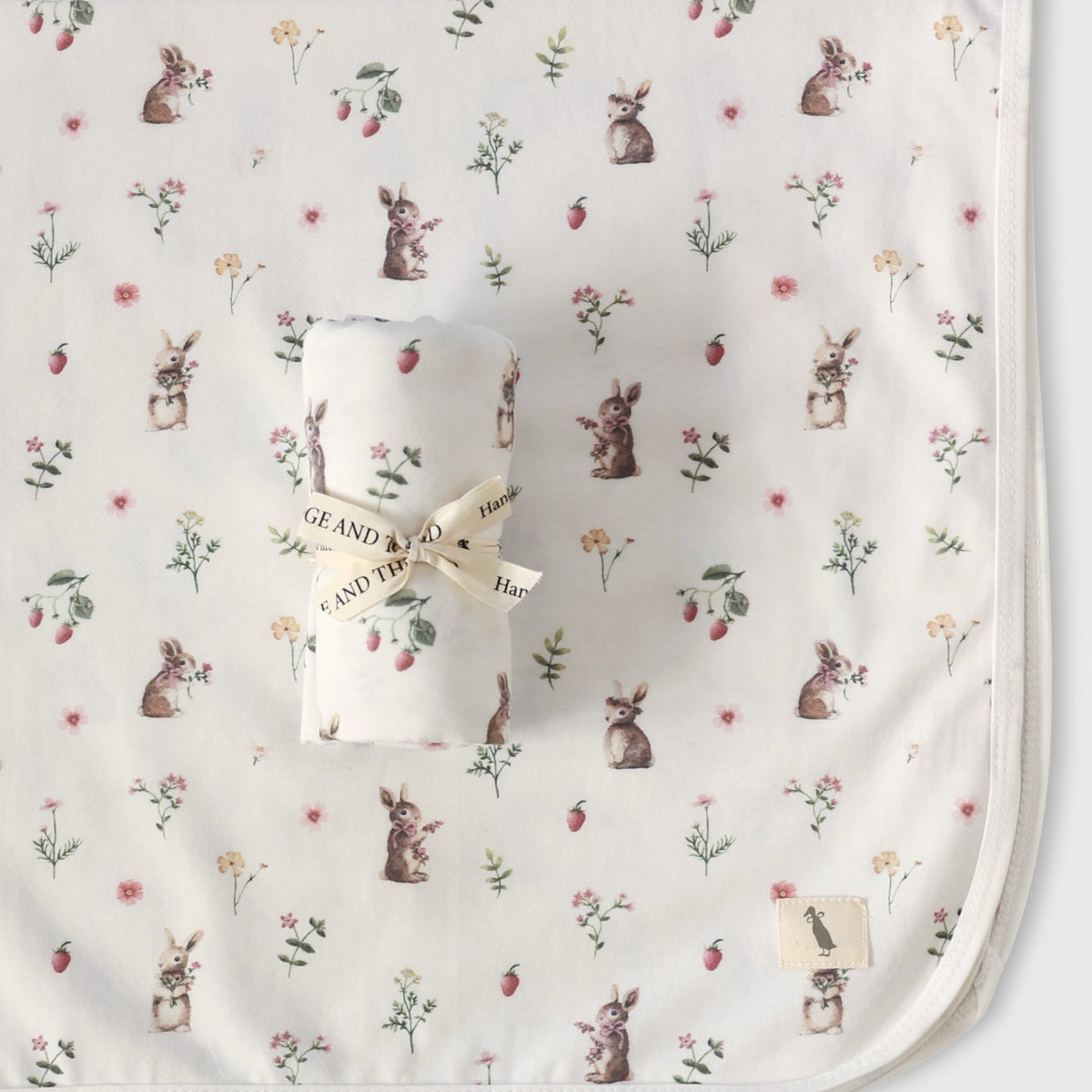 Fledge & Thread Stretch Swaddle Wrap (Flower Picking)