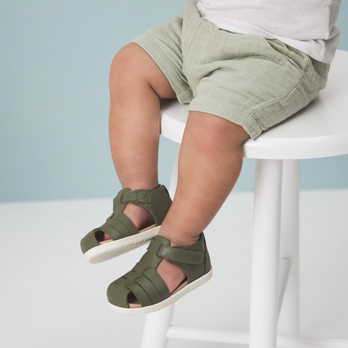 Pretty Brave First Walker Billie Sandal (Khaki)