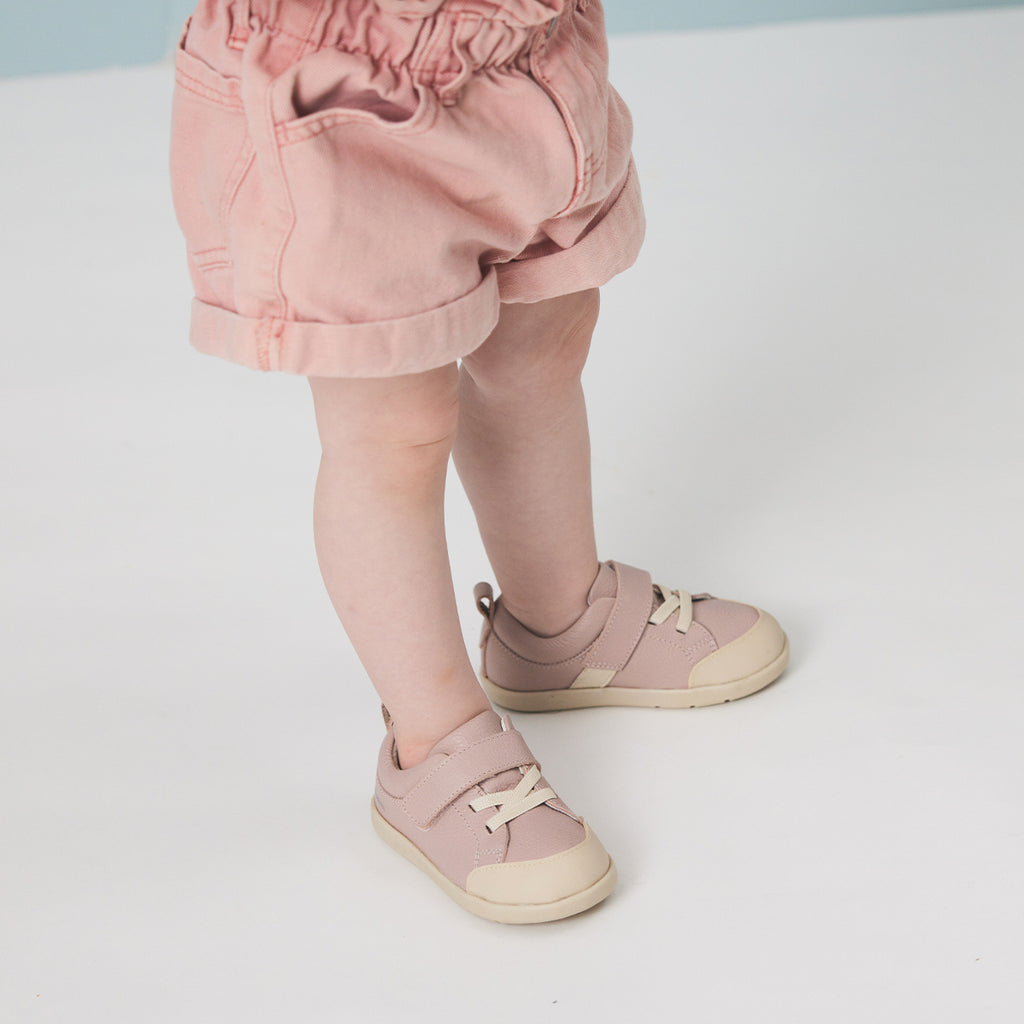 Pretty Brave First Walker Boston Sneaker (Blush)