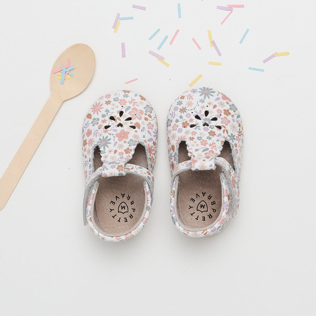 Pretty Brave Morgan Baby Shoes (Botanical)