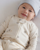Quincy Mae Zip Long Sleeve Romper (Hedgehog)