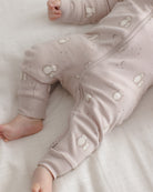 Quincy Mae Zip Long Sleeve Romper (Owls)