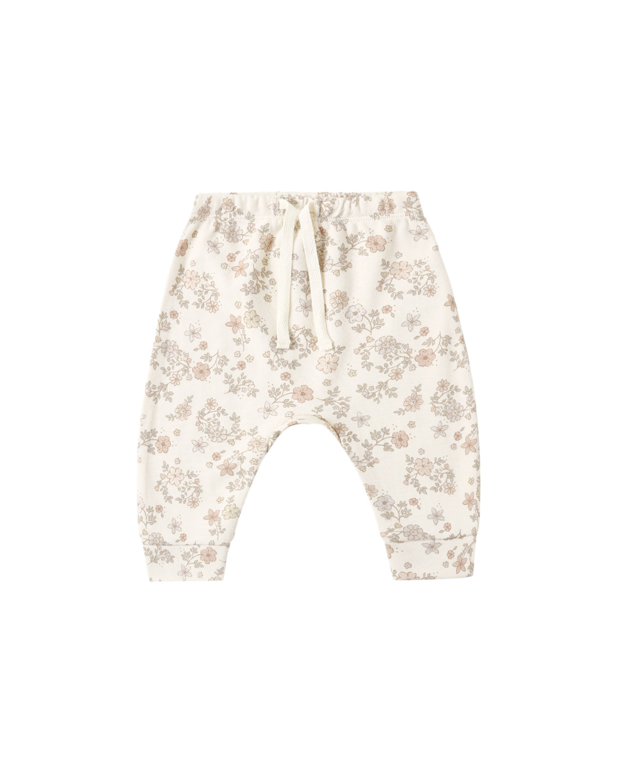 Quincy Mae Drawstring Pant (Floral Vine)
