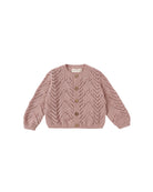Quincy Mae Knit Cardigan (Mauve)