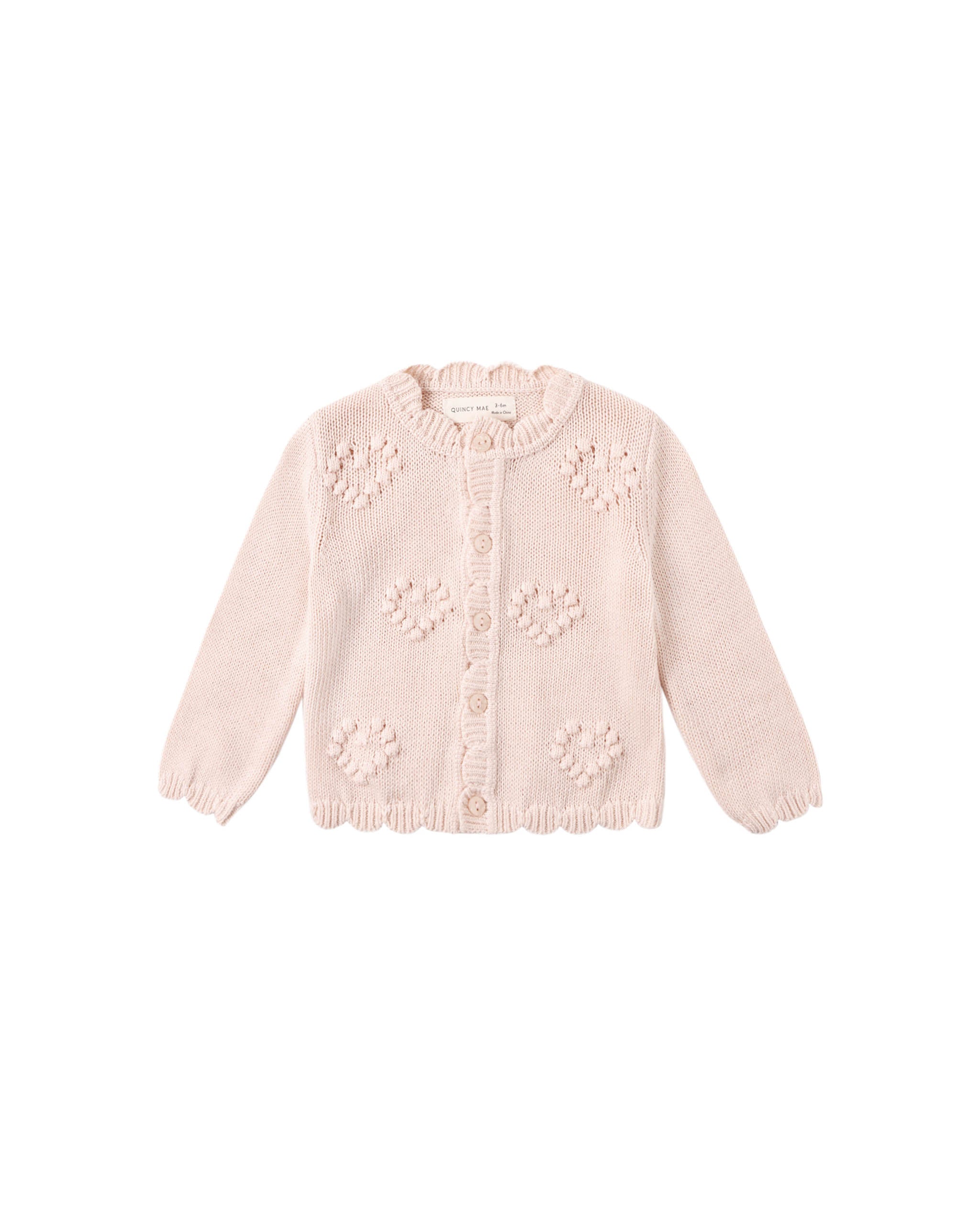Quincy Mae Knit Cardigan (Petal)