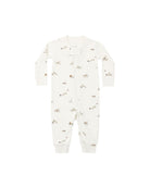 Quincy Mae Zip Long Sleeve Romper (Bunnies)