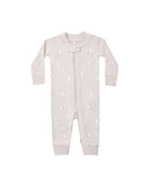 Quincy Mae Zip Long Sleeve Romper (Owls)
