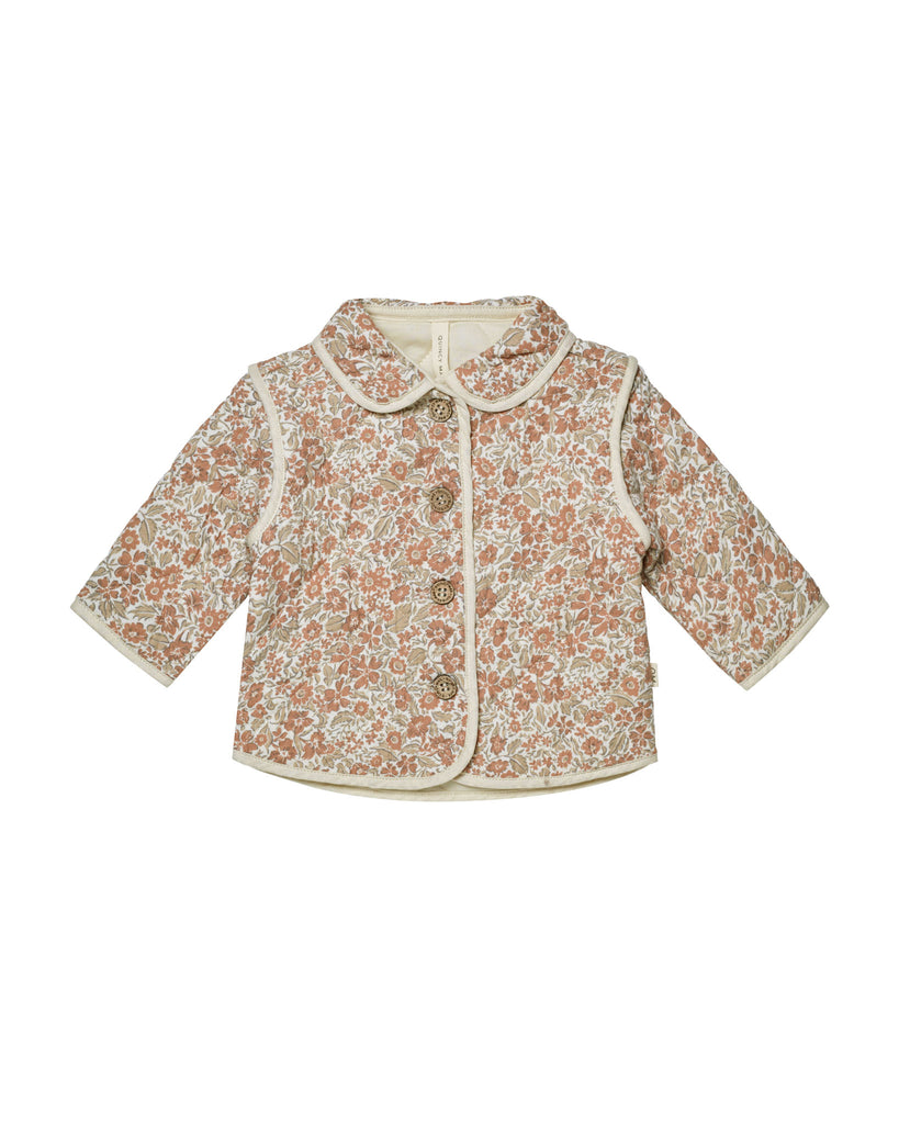 Quincy Mae Quilted Jacket (Rose Garden)