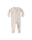 Quincy Mae Zip Long Sleeve Footie Romper (Ditsy)