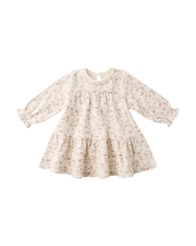 Quincy Mae Tiered Jersey Dress (French Garden)