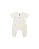 Quincy Mae Short Sleeve Jumpsuit (Fox Land)