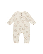 Quincy Mae Long Sleeve Pocket Jumpsuit (Lions)