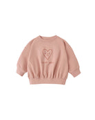 Quincy Mae Relaxed Sweatshirt (Love)
