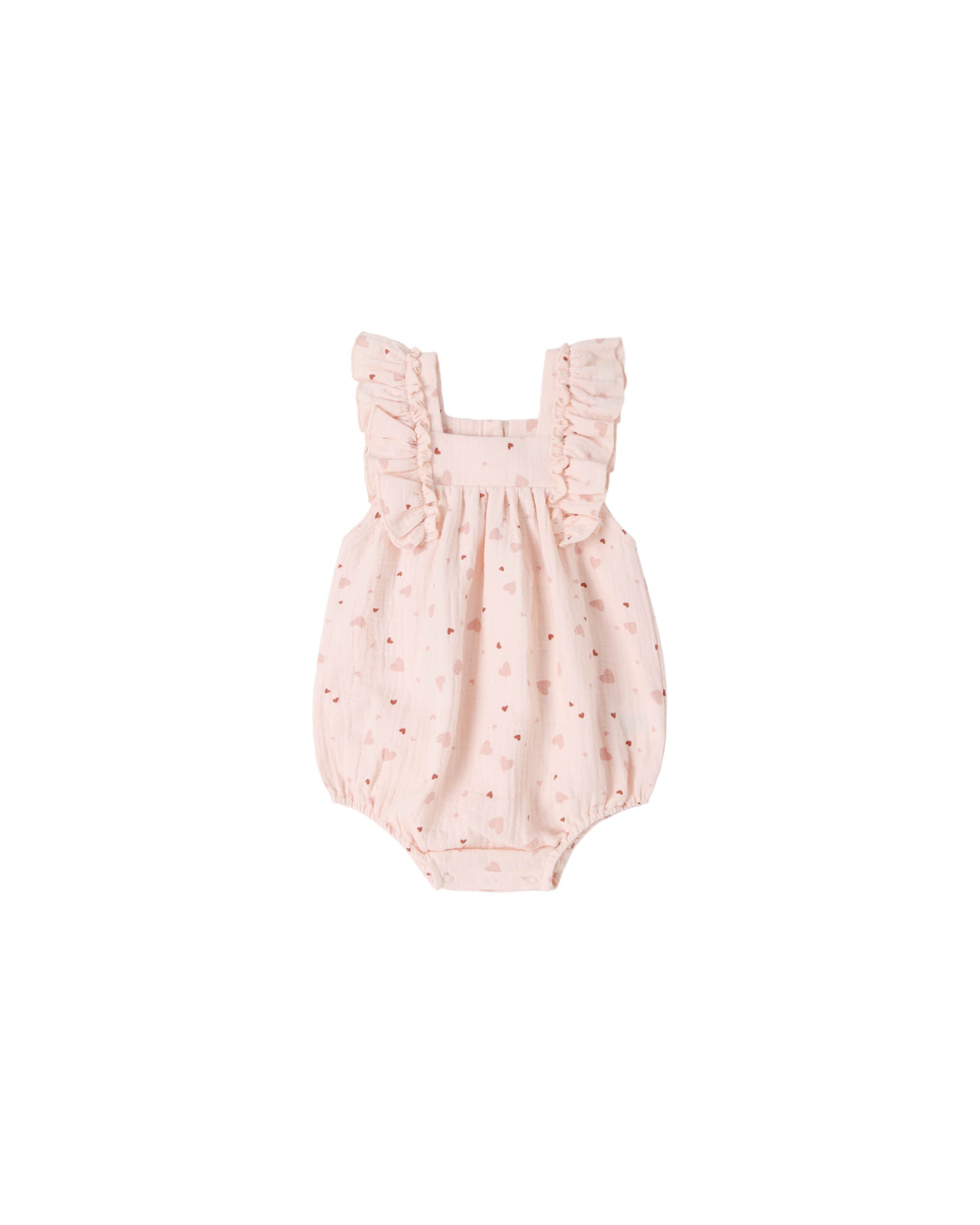 Quincy Mae Maya Romper (Heart Confetti)