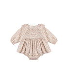 Quincy Mae Thalia Romper (Pink Blossom)