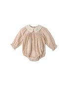 Quincy Mae Callie Romper (Pink Plaid)