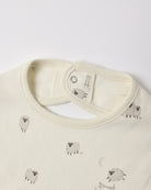 Quincy Mae Jersey Snap Bib 2pk (Sheep/Cloud Stripe)
