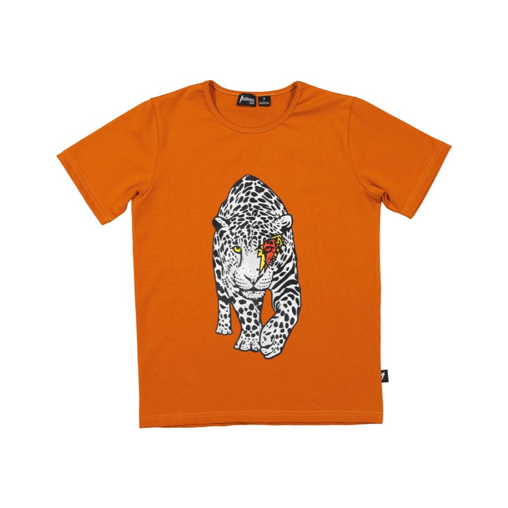 Radicool Kids Bolt Leopard Tee (Rust)