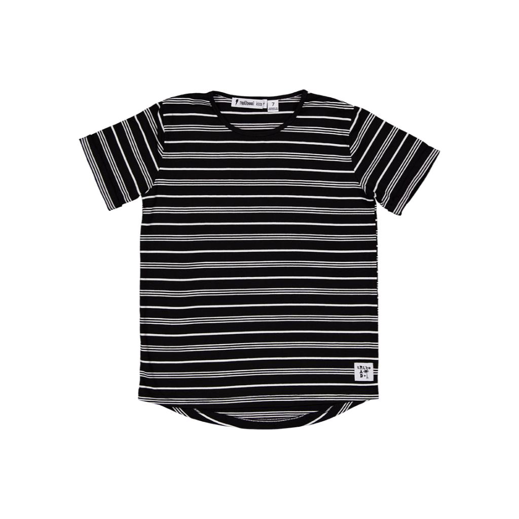 Radicool Kids Rad Tribe Tee (Black & White Stripe)