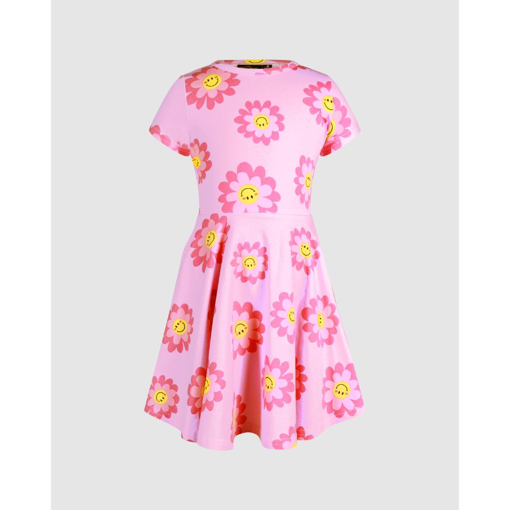 Rock Your Kid Daisy Smile S/S Waisted Dress