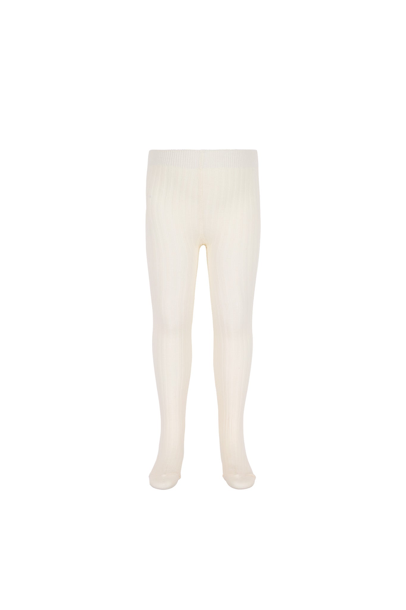 Jamie Kay Ribbed Tights (Parchment)