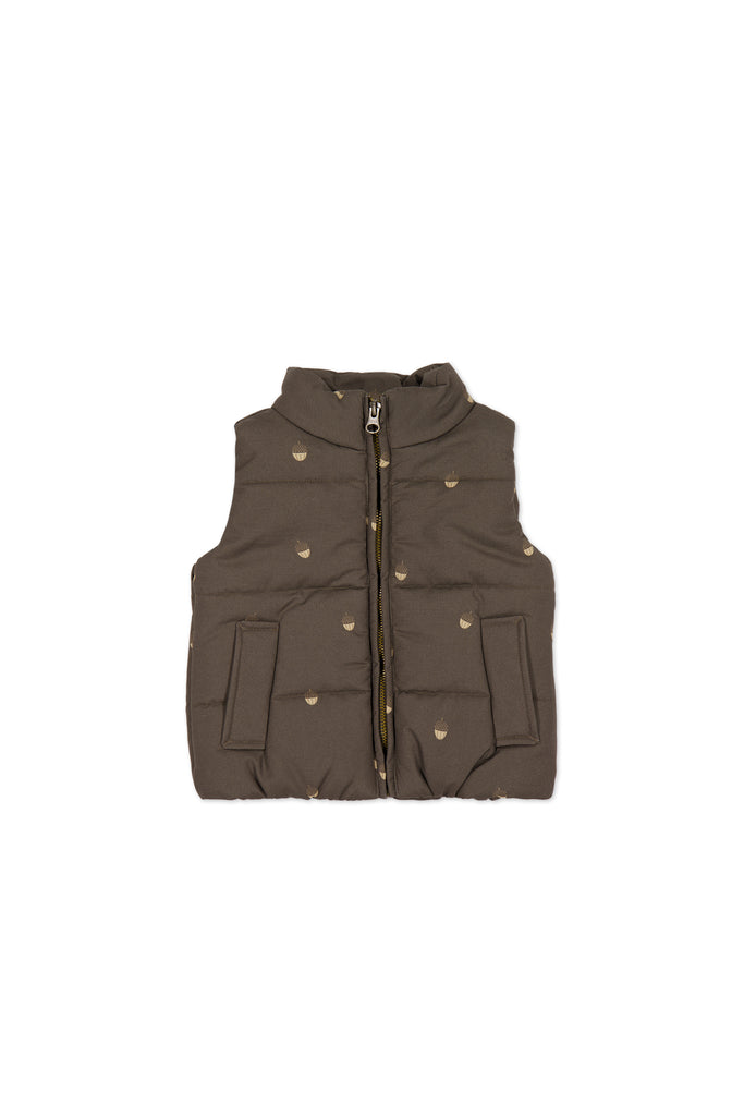 Jamie Kay Rudi Puffer Vest (Acorn Wolf)