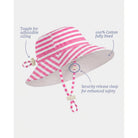 Toshi Sunhat Nautilus (Watermelon)