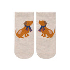 Toshi Jacquard Ankle Socks (Puppy Dog)