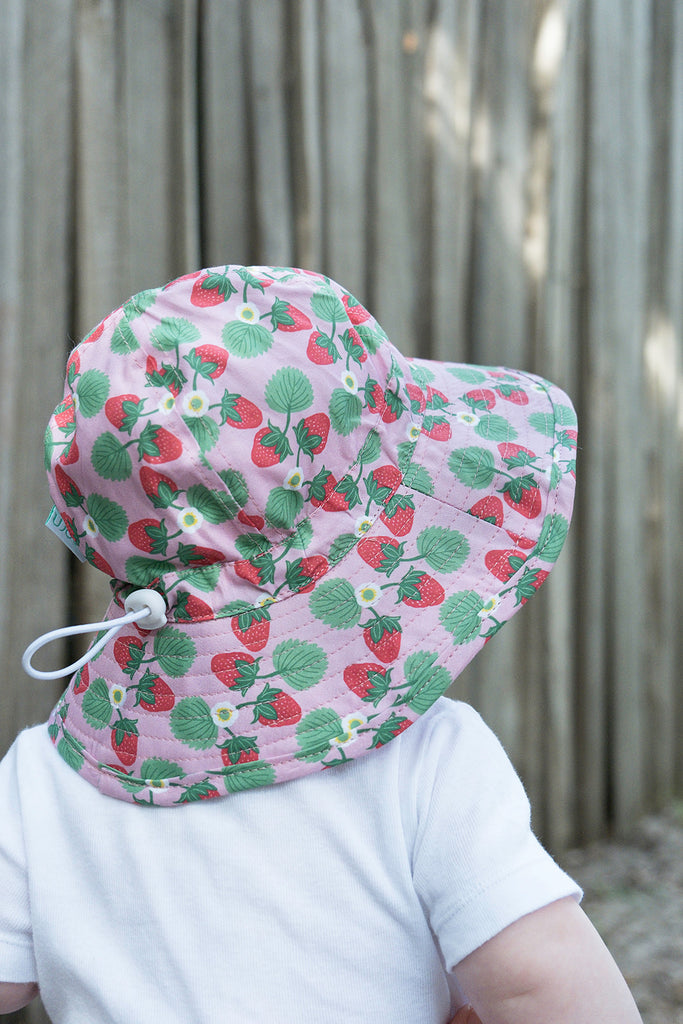 Acorn Infant Sun Hat (Strawberry)
