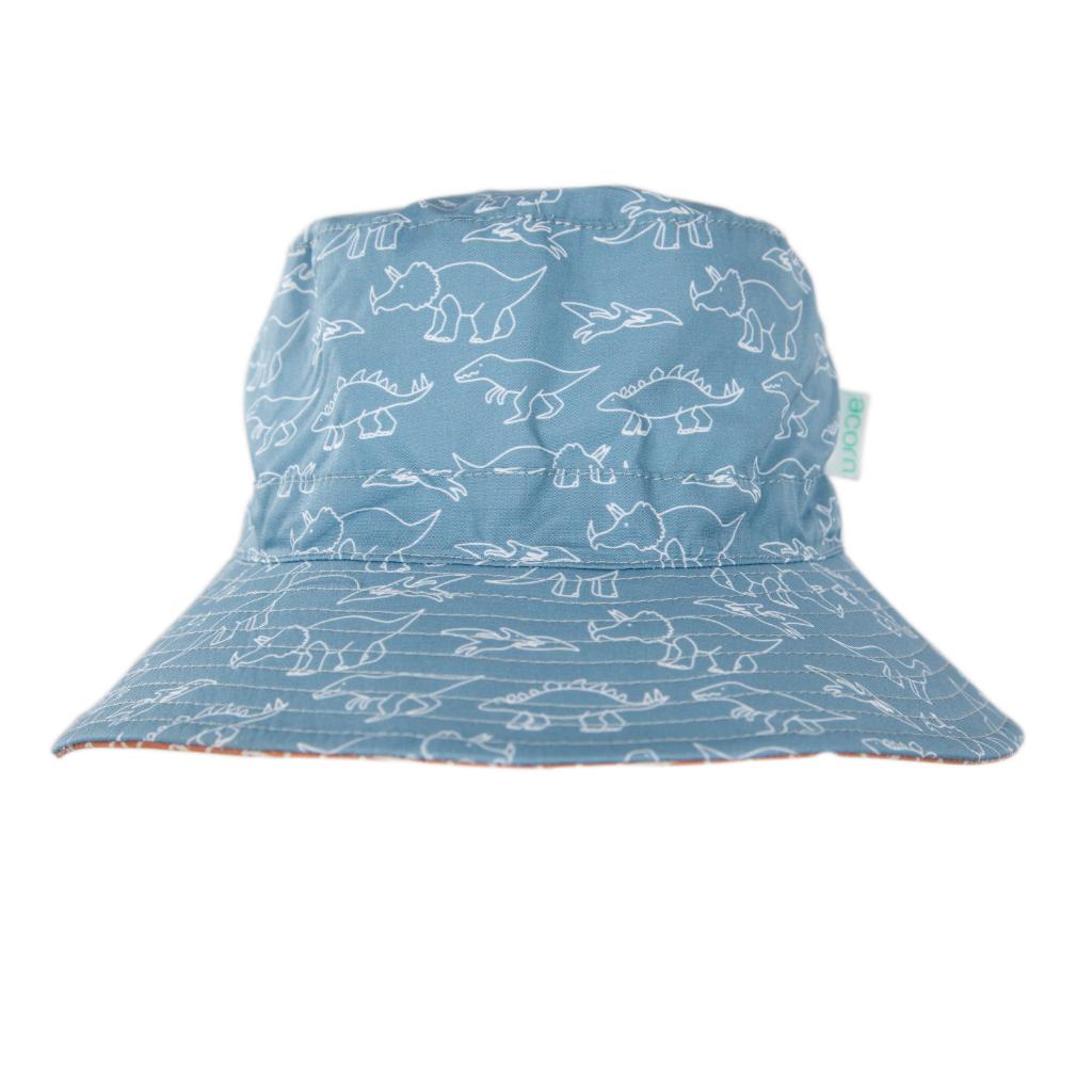 Acorn Wide Brim Bucket Sun Hat (Sketch-a-Saurus)
