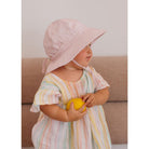 Acorn Soft Jersey Sun Hat (Pink Sprinkle)