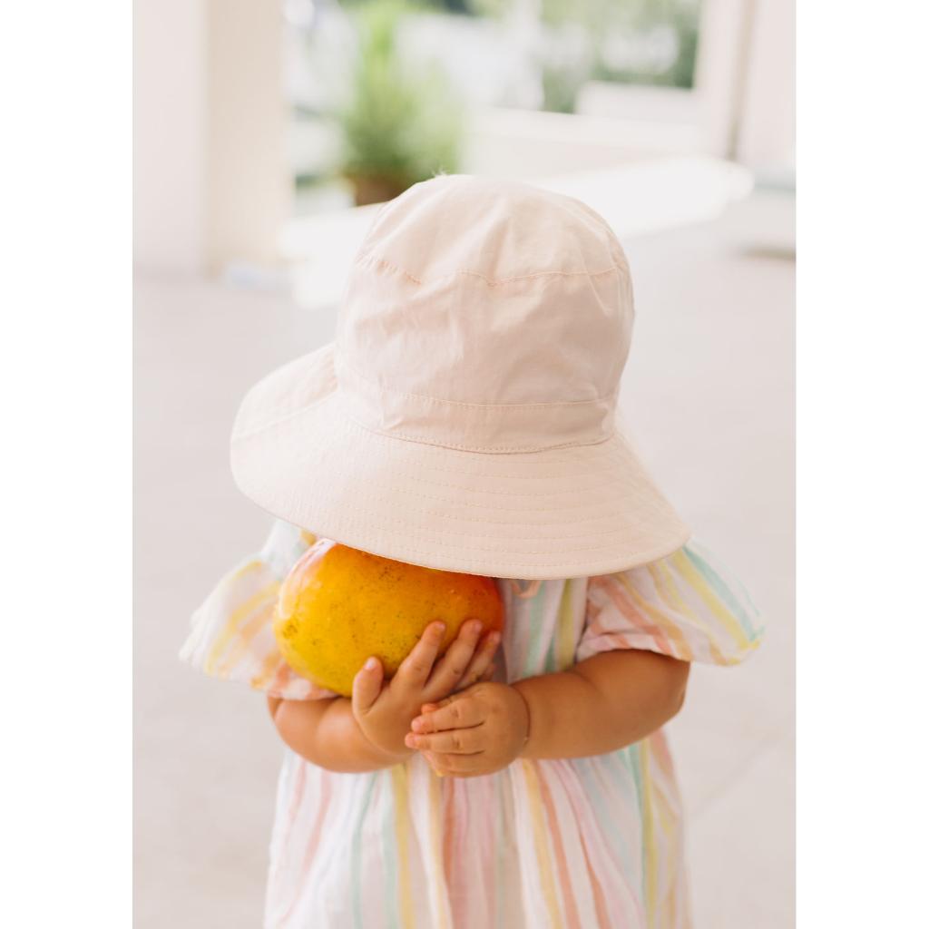 Acorn Wide Brim Bucket Sun Hat (Oatmeal)