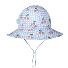 Acorn Wide Brim Sun Hat (Cherry Checks)