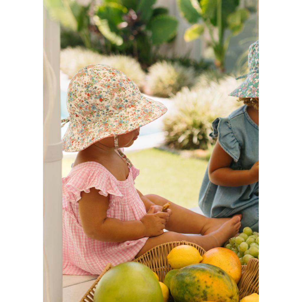 Acorn Wide Brim Sun Hat (Celeste)