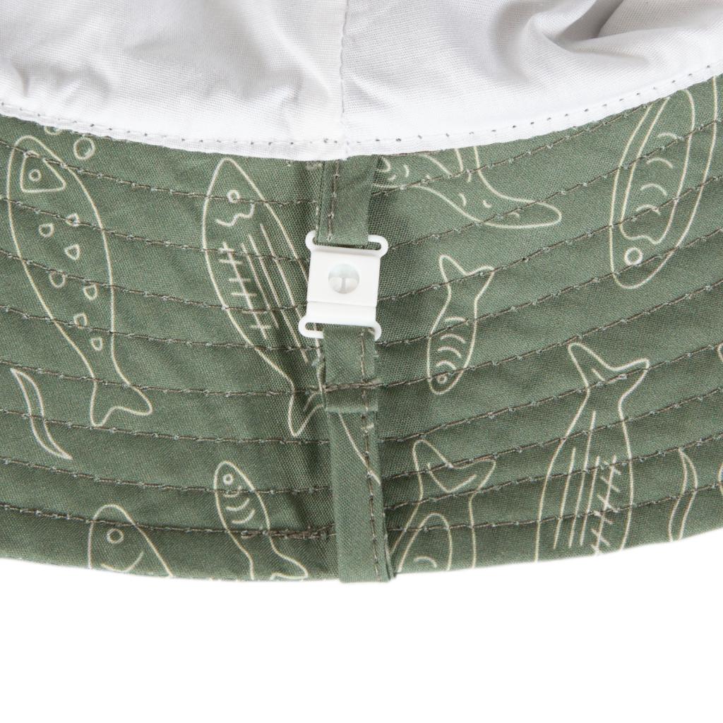 Acorn Wide Brim Bucket Sun Hat (School Of Fish)