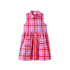 Milky Sunset Plaid Check Dress