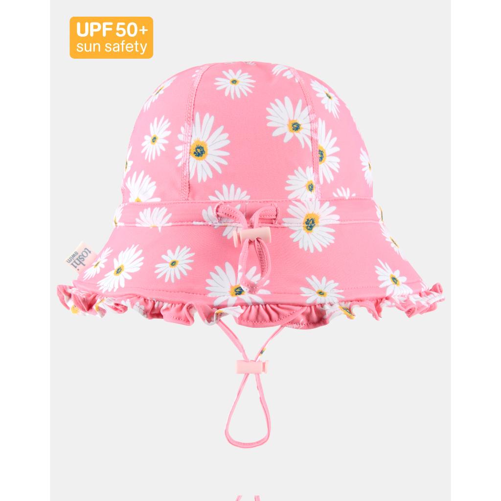 Toshi Swim Bell Hat Ripple (Daisy Watermelon)