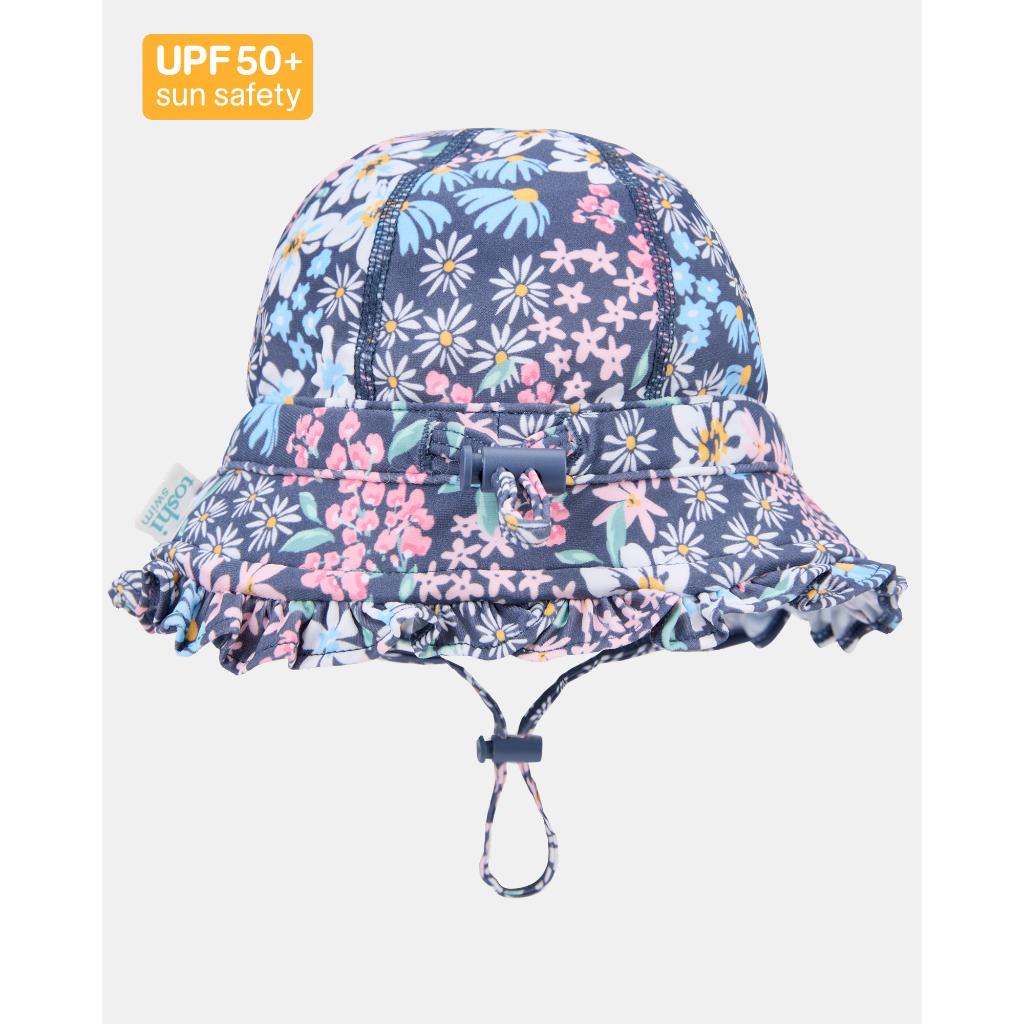 Toshi Swim Bell Hat Ripple (Wattle Dusk)