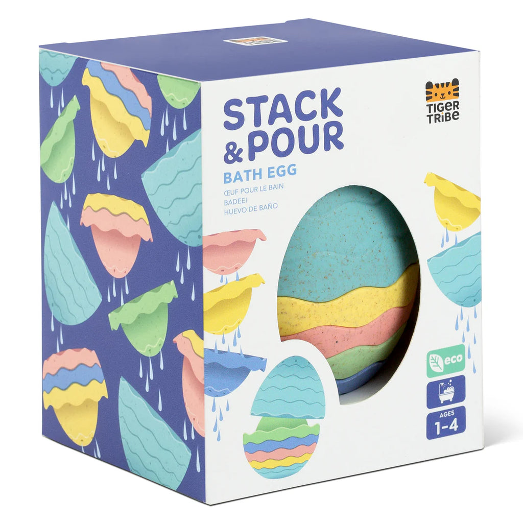 tiger tribe stack & pour bath egg