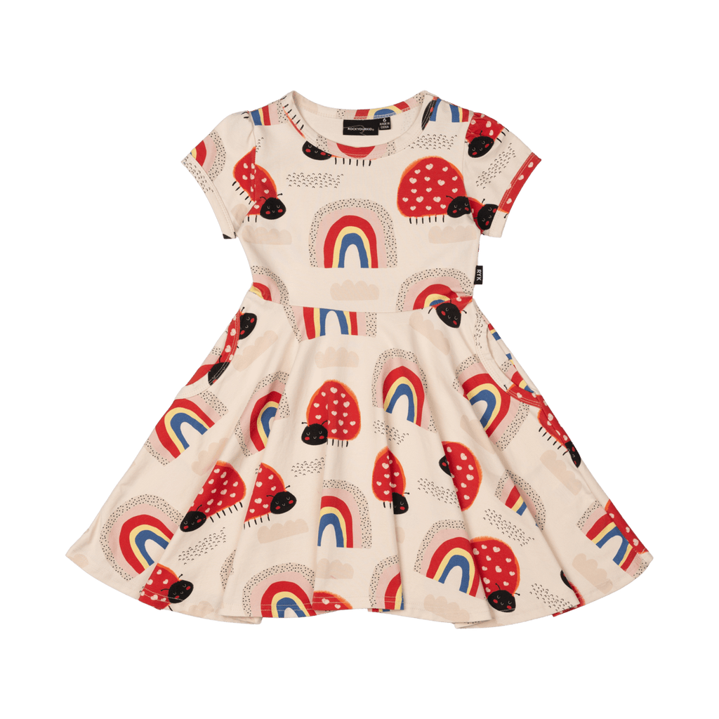 RYK Love Bug Rainbow Waisted Dress