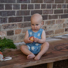 Nature Baby Organic Cotton Camper Suit (Sea Stars Print)