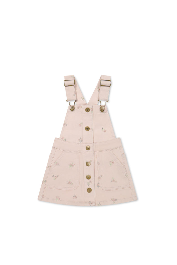 Jamie Kay Vintage Overall Dress (Goldie Embroidery)