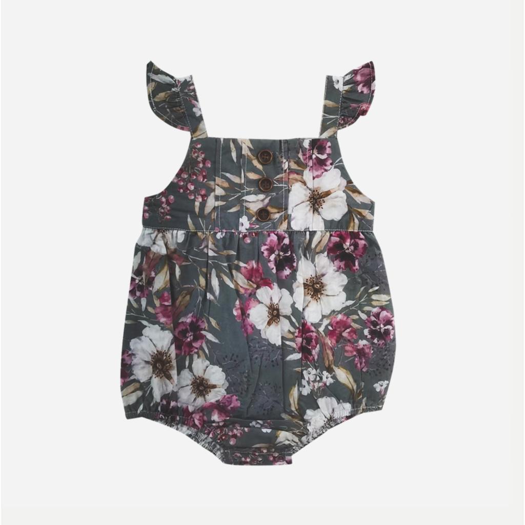 Love Henry Baby Girls Freya Playsuit (Midnight Floral)