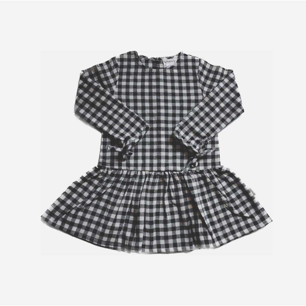 Love Henry Frankie Dress (Black Check)