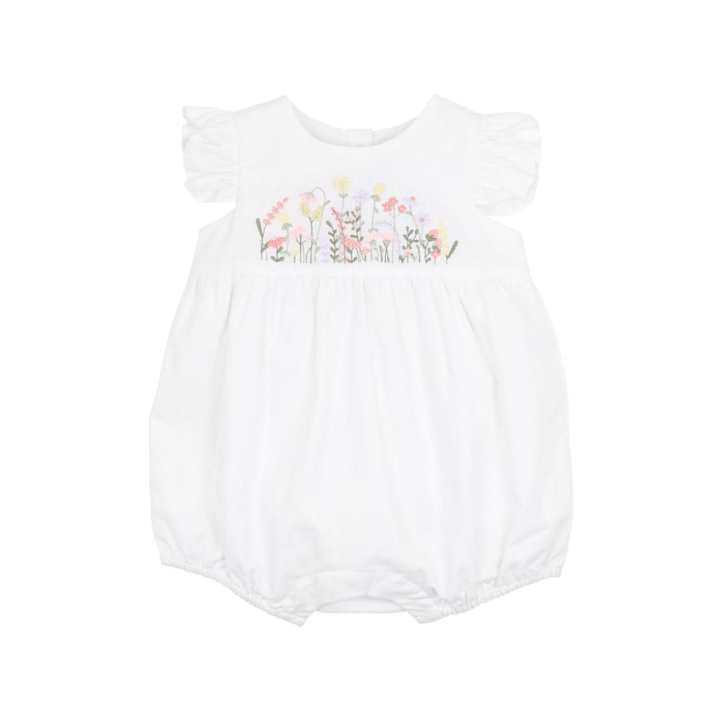 Bebe Florence Hand Embroidered Romper