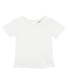 Bebe Pointelle Tee (Cream)